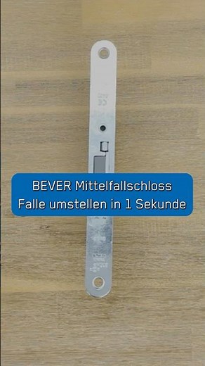 How to reverse the latch on a BEVER mortise lock in 1 second