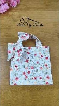 Easy Mini Fabric Bag Sewing 🧵 Cute & Practical DIY #diy #handmade #sewing #easysewing #diycrafts