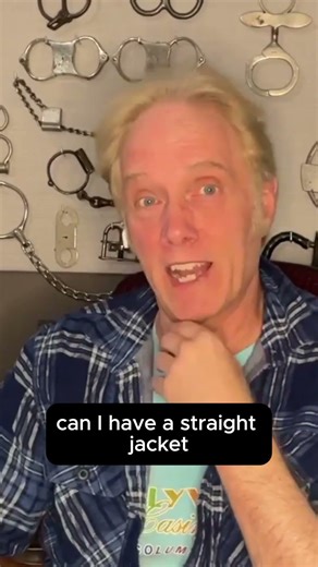 Straitjacket for my birthday? MICHAEL GRIFFIN: ESCAPE ARTIST