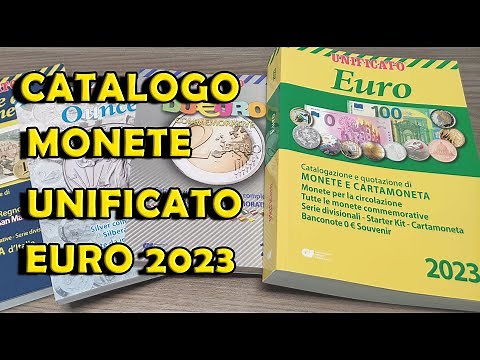 Catalogo Unificato Euro 2023 + 2€ Commemorative + Once + Monete e Cartamoneta Lire e Euro