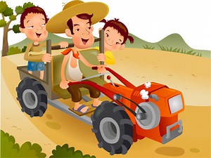 Play Cartoon Tractor Puzzle | Free Online  Games. KidzSearch.com