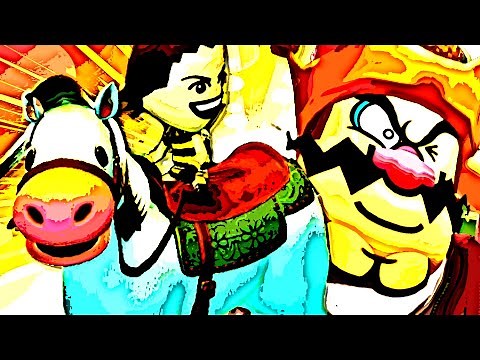 my miitopia horse farts in wario's face lol