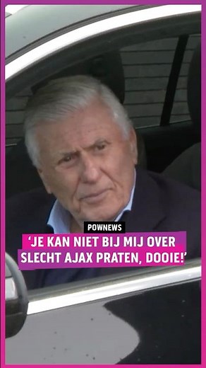 Mister Ajax was hier niet zo van gediend... 😯 #pownews #shorts #ajax