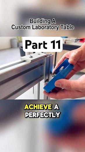 Custom Lab Table - Part 11 #PrecisionJoinery #CustomFurniture #DIYInspiration
