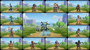 All Royal Champion skins in Clash of Clans