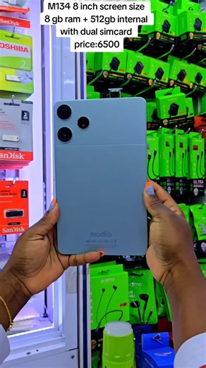 M134 8 inch screen size 8 gb ram 512gb internal with dual simcard price:6500 #birthdaygift #fyppppppppppppppppppppppp #goviraltiktok #backtoschool 0706148776