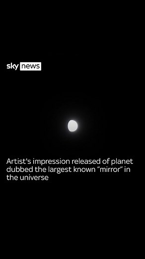 The shininess of exoplanet LTT9779b was discovered by detailed measurements made by the European Space Agency's Cheops satellite. It examined the amount of light coming from the planet and the star it orbits. #Space #EXOPLANET #EuropeanSpaceAgency | Sky News
