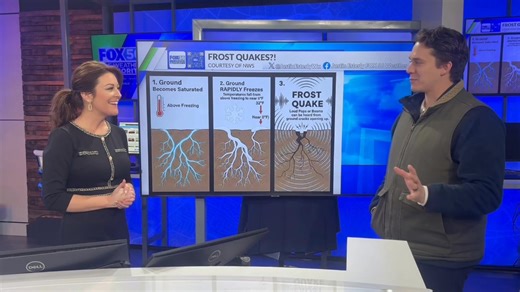 Heard a loud boom during the deep freeze? That could’ve been a FROST QUAKE. Meteorologist Justin Esterly explains what they are — and why extreme cold can also lead to "EXPLODING" TREES. | Andrea Walker