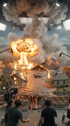 How They Filmed a Miniature Volcano Eruption! 🤯 🌋🎬