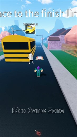 Thanos challenged with SCHOOL bus 😱🏃‍➡️ #roblox #shorts
