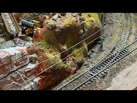 Ultra realistic quarry scenery for model railway and track ballasting