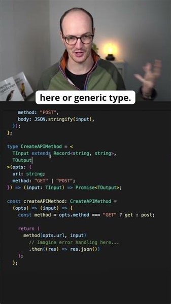 Building a type-safe fetch in #typescript