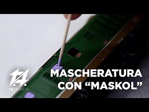 TUTORIAL MODELLISMO FERROVIARIO, COME MASCHERARE I VETRI CON IL "MASKOL" / TUTORIAL - TA MODELS