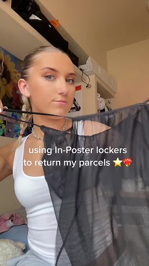 using in-post lockers is the easiest way to return and send all my parcels ⭐️ #ad #onlineshopping #inpostlocker #fashion #returns #unistudent #studenthacks