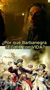 ¿Por qué Barbanegra SEGUÍA con VIDA? | PIRATAS DEL CARIBE #barbanegra #jacksparrow #barbossa