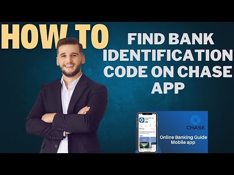 How to find bank identification code on CHASE APP l DOUBLE Z