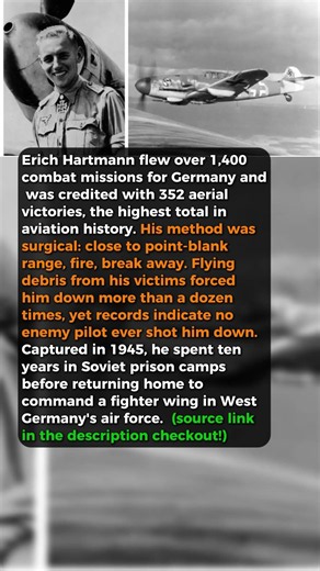 Three hundred fifty-two victories, never shot down #short #history #ww2