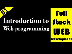 Introduction to Web Programming
