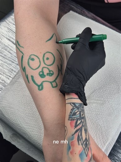 Freihändig gezeichnet, in diesem Sinne. #japanstyle #tattoo #ink #drake #drache