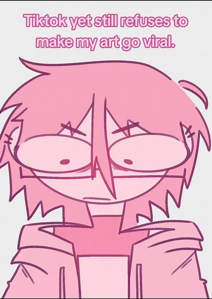 Currently crashing out, WHY TIKTOK, WHYYYY Tiktok would rather make a video go viral that I made in 10 mind than art I spend hours on 💀💀 #artist #digitalart #trend #fyp #viral