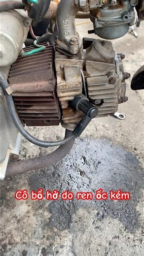 How to fix a motorcycle exhaust manifold with damaged threads or exposed bolts #xuhuongyoutube