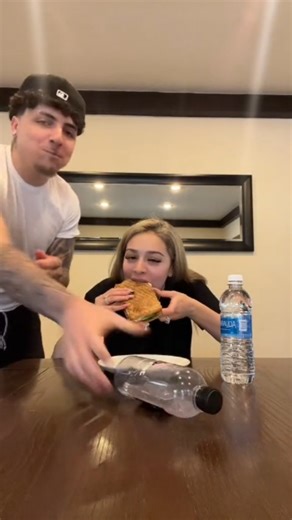 GnB on Instagram: "Bottle Flip Food Challenge x GnB 🤣 #gnb #foryoupage #couplegoals viral"