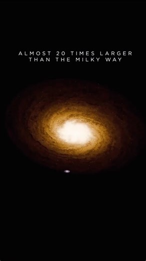 One of the largest galaxies known,#shorts