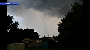 Photo shows possible funnel cloud in Delaware; 2 tornadoes touch down in parts of Pennsylvania