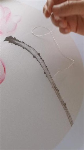 #非遗苏绣 苏绣莲花中级手法演示