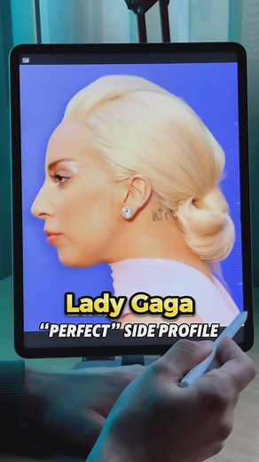 3.9M views · 1.6K reactions | Lady Gaga perfect face #ladygaga | Jose_arrt | Facebook