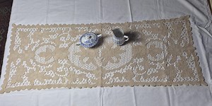 Antique Italian Needle Lace Large Table Runner, Three-dimensional Needlework/handiwork, Table Decoration, Antique Bobbin Lace, Beige - Etsy Canada