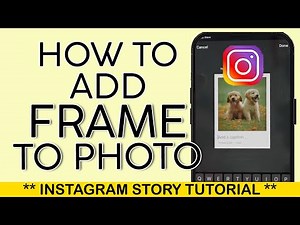 How to add Frame to Photos on Instagram Story | Shake to Reveal Frame Sticker 2025