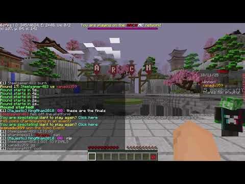 Playing in a Minecraft SUMO TOURNAMENT!!