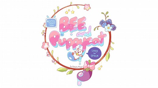 First look at the official logo and new footage of Bee and PuppyCat: Lazy in Space, coming in 2019! | Cartoon Hangover