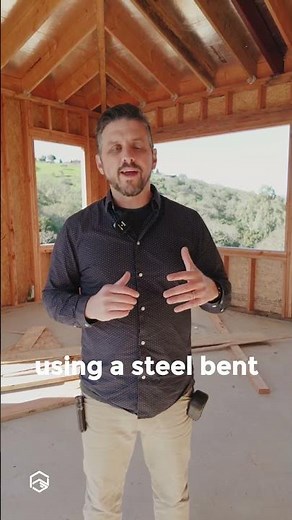 How we used a Hip Roof System to accomplish this vaulted ceiling