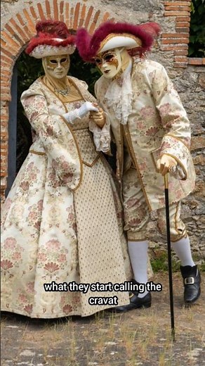 Neckties Originated from the Cravat|How 17th Century Soldiers Shaped Modern Style #shortvideo