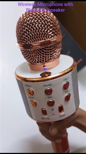 Wireless Microphone with Bluetooth speakers🔊 #shorts