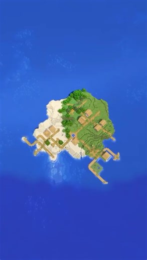 Minecraft Village Island Seed!