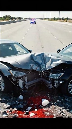 Real-Life Head-On Car Crash: What Happens in a Split Second? 💥