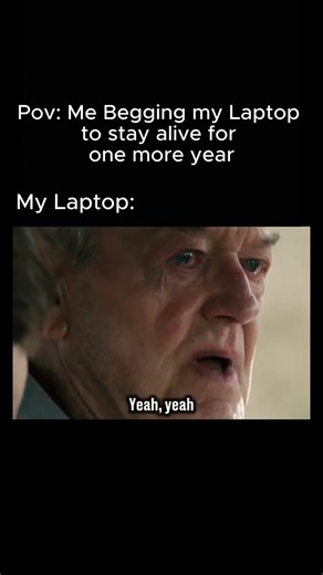Me to My Laptop: Survive Please 💀#tech #meme #techmeme #pcmeme #laptop #reality #relatable