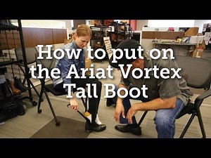 How to put on the Ariat Vortex Tall Boot