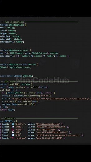 Build a dynamic QR Code Generator using Next.js and JavaScript. #react #nodejs