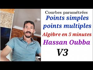 V3 #courbes_paramétrés #Points_simple #Points_multiples