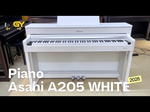 Review Đàn Piano Asahi Model A-205 - Chính Hãng Full Box