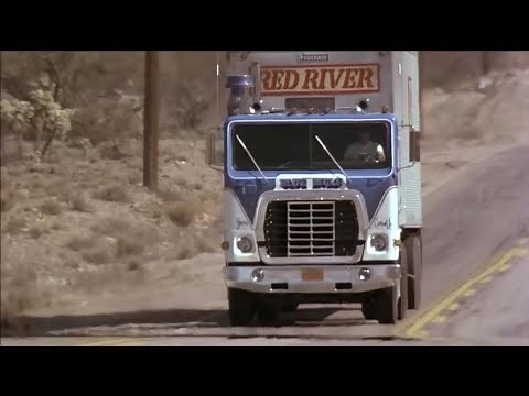 White Line Fever Blue Mule (1975) Truck Scene