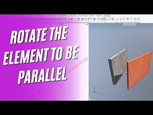 How to Rotate Elements Perfectly to Fit Existing Structures in Allplan?