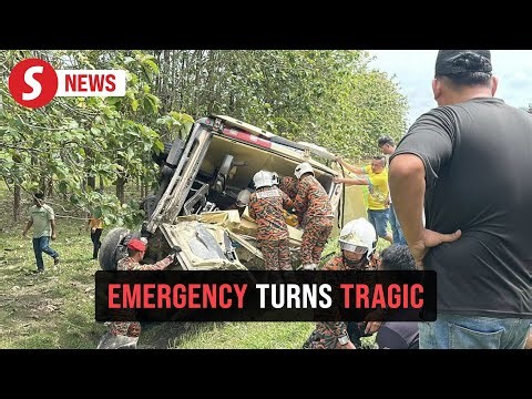 Ambulance driver killed, three hurt in PLUS highway crash