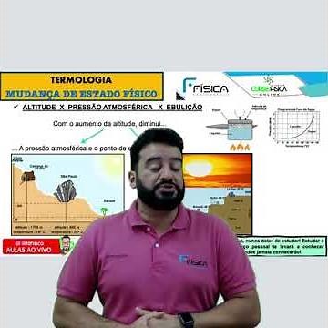 Relação da PRESSÃO com a TEMPERATURA DE FUSÃO E EBULIÇÃO da água.