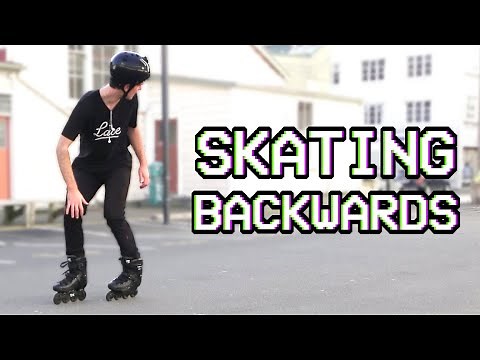 How to Skate Backwards on Inline Skates // Beginner Rollerblading Tutorial