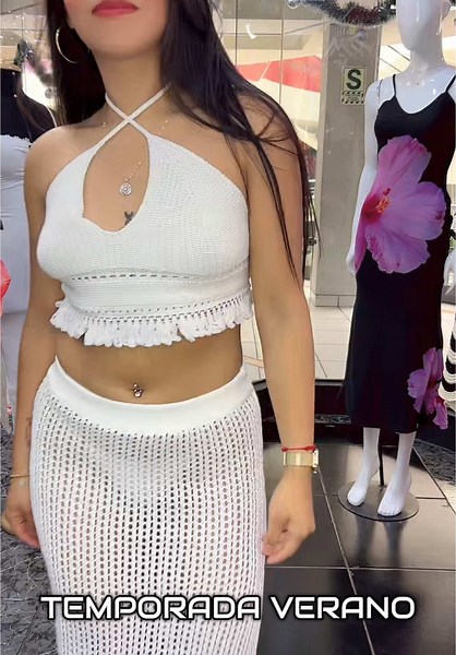 TEMPORADA VERANO ☀️ CONJUNTO MARÍA 2 PIEZAS 📍Tienda 210 centro comecial Panoramico , Calle Mercaderes 224. Horario atencion 11 am a 8 pm . #brefaqp #verano #ropamujer #hilo #elegant #tendencia #modafemenina